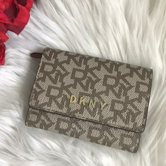 NWT DKNY CLARYCE LOGO TOTE SHOULDER BAG & CARDHOLD - Picture 5 of 5